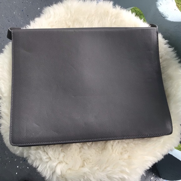 Narciso Rodriguez Leather Messenger with Shoulder Strap - Shows Damage - Picture 7 of 16